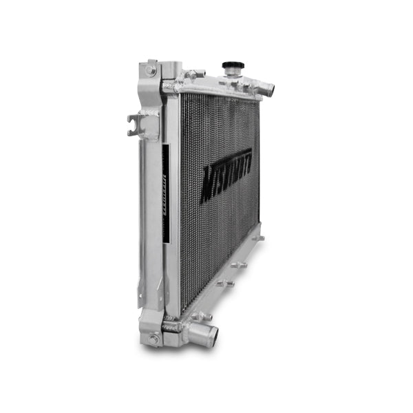 Mishimoto 90-97 Mazda Miata Manual Aluminum Radiator - MMRAD-MIA-90 for 1990-1997 Mazda Miata - detail view