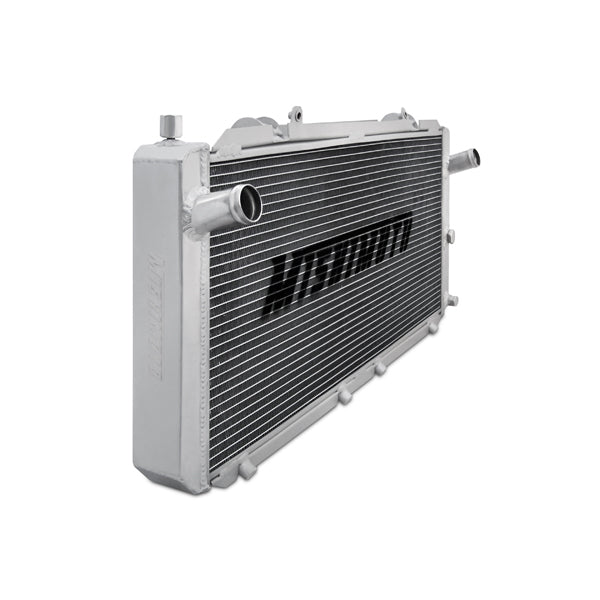 Mishimoto 90-97 Toyota MR2 Turbo Manual Aluminum Radiator - MMRAD-MR2-90 for 1991-1995 Toyota MR2 - side view
