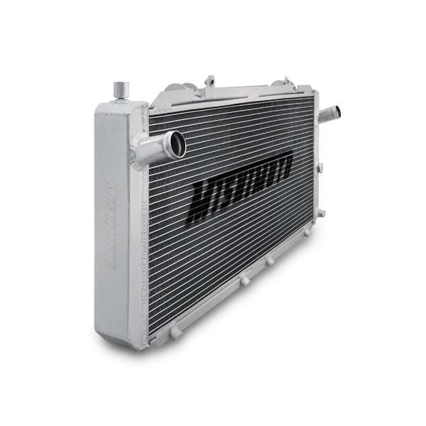 Mishimoto 90-97 Toyota MR2 Turbo Manual Aluminum Radiator - MMRAD-MR2-90 for 1991-1995 Toyota MR2 - rear view
