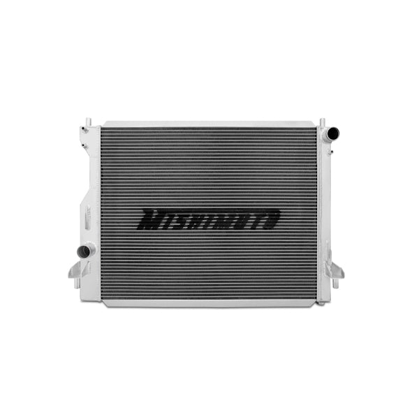 Mishimoto 05+ Ford Mustang Manual Aluminum Radiator - MMRAD-MUS-05 for 2005-2014 Ford Mustang - detail view
