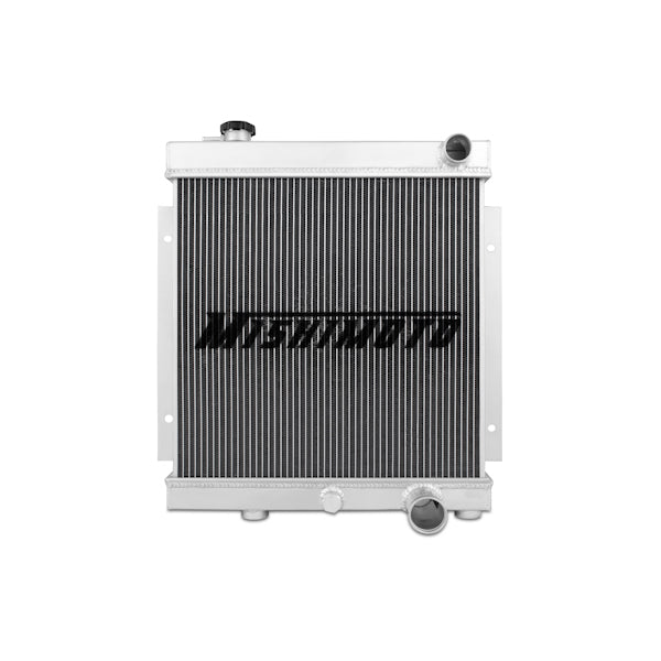 Mishimoto 64-66 Ford Mustang w/ 289 V8 Manual Aluminum Radiator - MMRAD-MUS-64 for 1964-1966 Ford Mustang - angle view