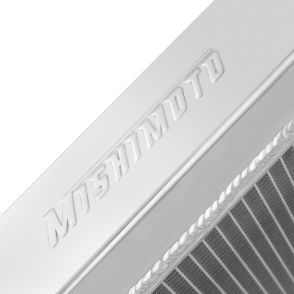Mishimoto 64-66 Ford Mustang w/ 289 V8 Manual Aluminum Radiator - MMRAD-MUS-64 for 1964-1966 Ford Mustang - close-up