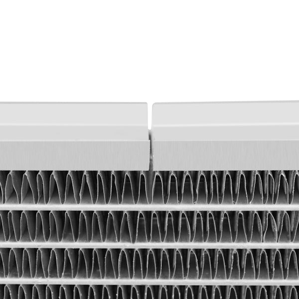 Mishimoto 97-04 Ford Mustang w/ Stabilizer System Manual Aluminum Radiator - MMRAD-MUS-97B for 1997-2004 Ford Mustang - angle