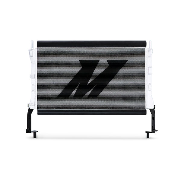 Mishimoto 2015+ Ford Mustang EcoBoost Performance Aluminum Radiator - MMRAD-MUS4-15 for 2015-2021 Ford Mustang - rear view