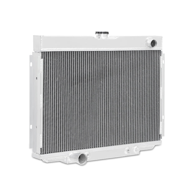 Mishimoto 68-70 Ford Mustang Big Block X-Line Aluminum Radiator - MMRAD-MUSHD-67X for 1968-1970 Ford Mustang - side view
