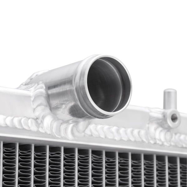 Mishimoto 95-99 Dodge Neon Manual Aluminum Radiator - MMRAD-NEO-96 for 1995-1999 Dodge Neon - angle view