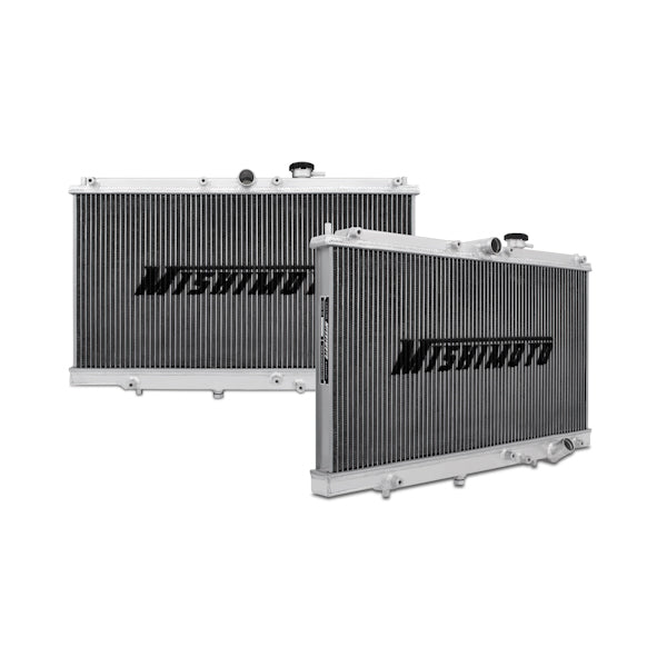 Mishimoto 97-01 Honda Prelude Manual Aluminum Radiator - MMRAD-PRE-97 for 1997-2001 Honda Prelude - alternate view