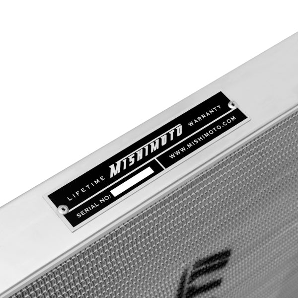 Mishimoto 09+ Nissan GTR R35 Aluminum Radiator - MMRAD-R35-09 for 2009-2024 Nissan GT R - rear view