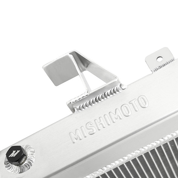 Mishimoto 13+ Ram 2500/3500 6.7L Cummins Aluminum Radiator - MMRAD-RAM-13 for 2013-2018 Ram 2500 - angle view