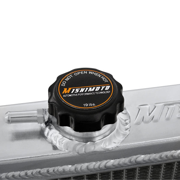 Mishimoto R32 Nissan Skyline Manual Aluminum Radiator - MMRAD-RHD-R32 by Mishimoto - rear view