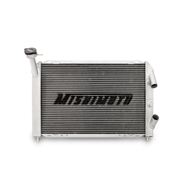 Mishimoto 93-95 Mazda RX7 w/ LS Engine Swap Manual Aluminum Radiator - MMRAD-RX-LS for 1993-1995 Mazda RX 7 - installed view