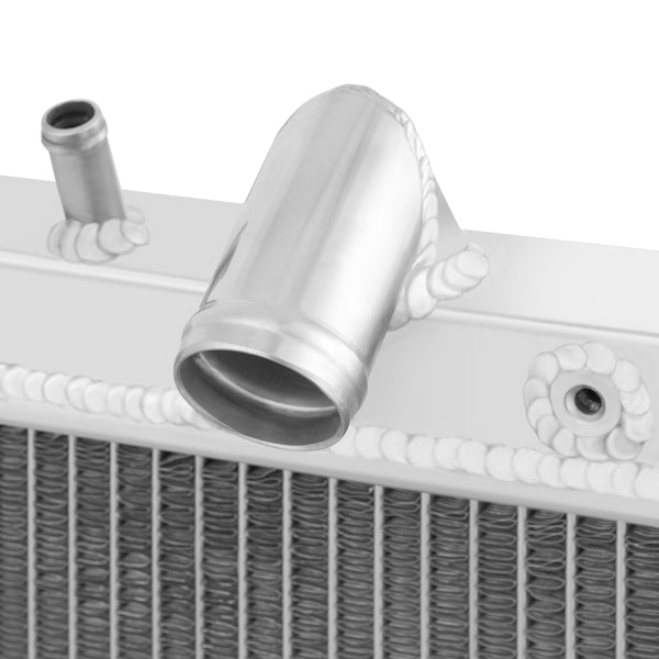 Mishimoto 04-08 Mazda RX8 Manual Aluminum Radiator - MMRAD-RX8-04 for 2004-2008 Mazda RX 8 - detail view