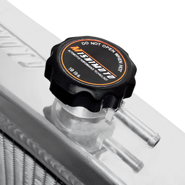 Mishimoto 95-98 Nissan 240sx S14 SR20DET Aluminum Radiator - MMRAD-S14-95SR for 1995-1998 Nissan 240SX - side view
