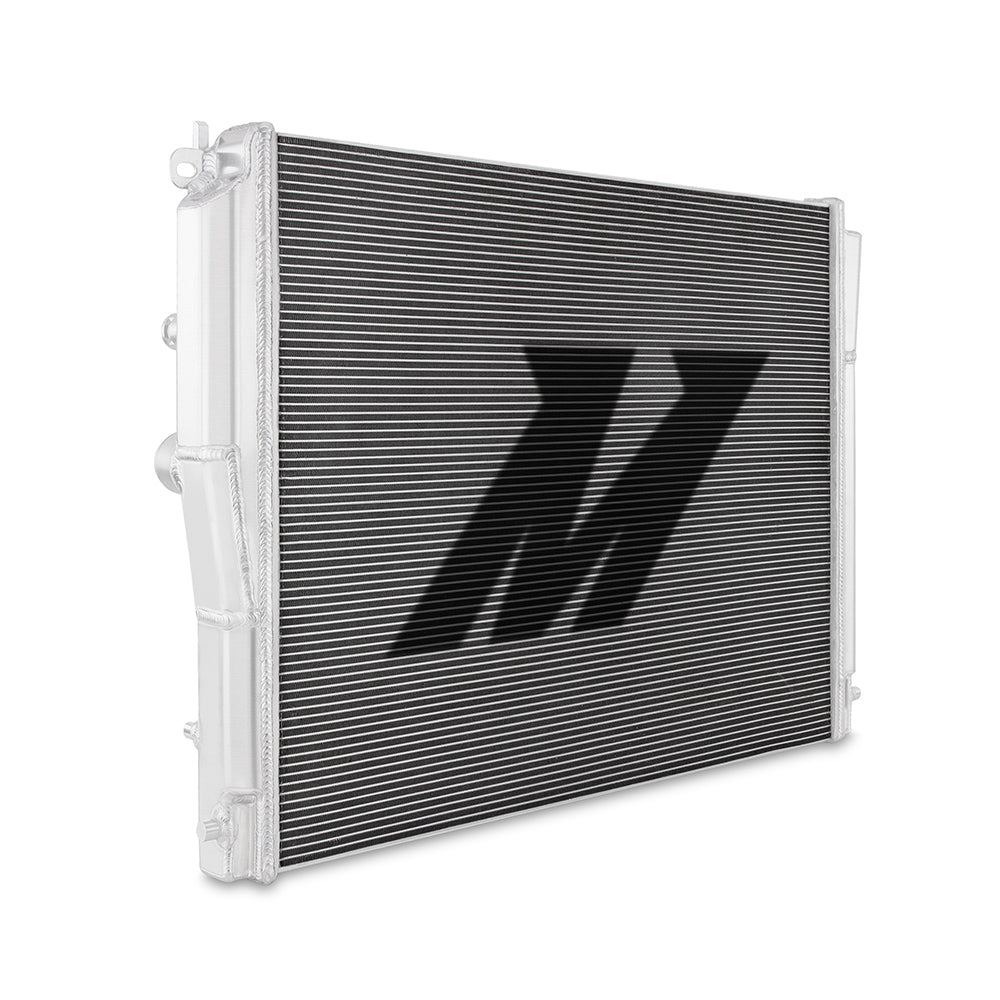 Mishimoto 2020+ Toyota Supra GR 3.0L Performance Aluminum Radiator - MMRAD-SUP-20 for 2019-2026 BMW Z4 - installed view