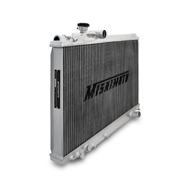 Mishimoto 93-98 Toyota Supra Turbo/Non Turbo Manual Aluminum Radiator - MMRAD-SUP-93T for 1993-2002 Toyota Supra - side view