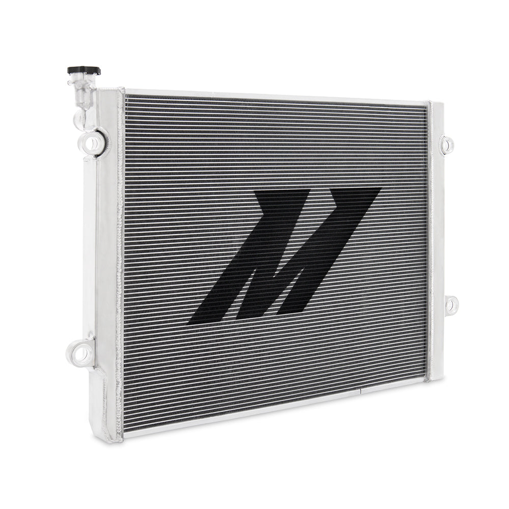 Mishimoto 2016+ Toyota Tacoma 2.7L/3.5L Performance Aluminum Radiator - MMRAD-TAC-16 for 2016-2023 Toyota Tacoma - close-up
