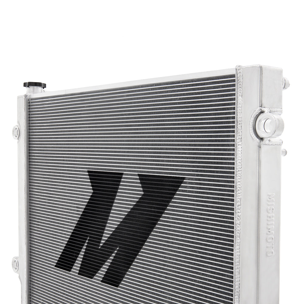 Mishimoto 2016+ Toyota Tacoma 2.7L/3.5L Performance Aluminum Radiator - MMRAD-TAC-16 for 2016-2023 Toyota Tacoma - side view