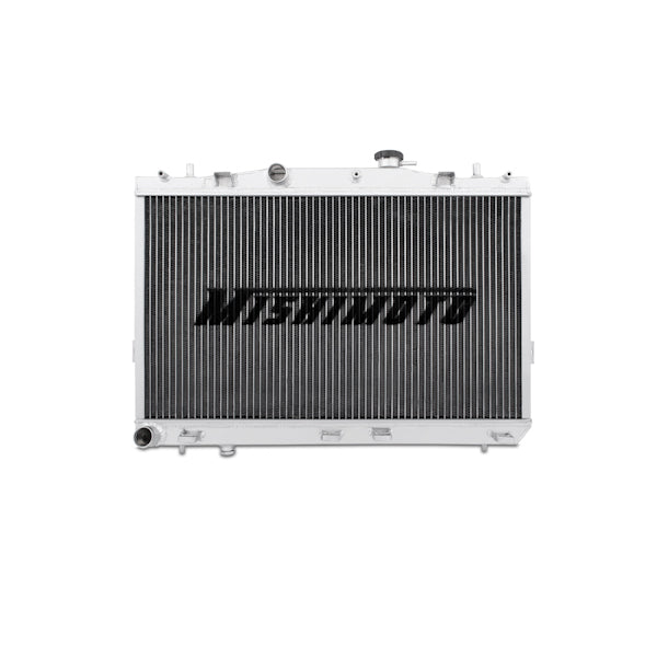 Mishimoto 03-08 Hyundai Tiburon Aluminum Radiator - MMRAD-TIB-01 for 2001-2006 Hyundai Elantra - angle view