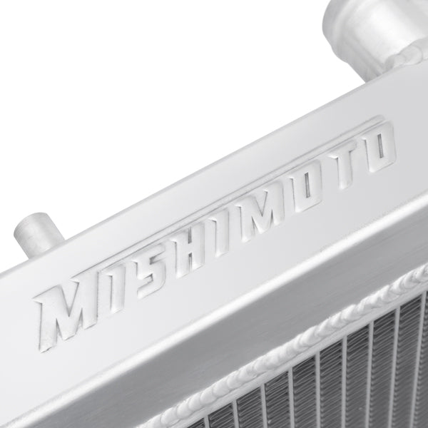 Mishimoto 03-08 Hyundai Tiburon Aluminum Radiator - MMRAD-TIB-01 for 2001-2006 Hyundai Elantra - rear view