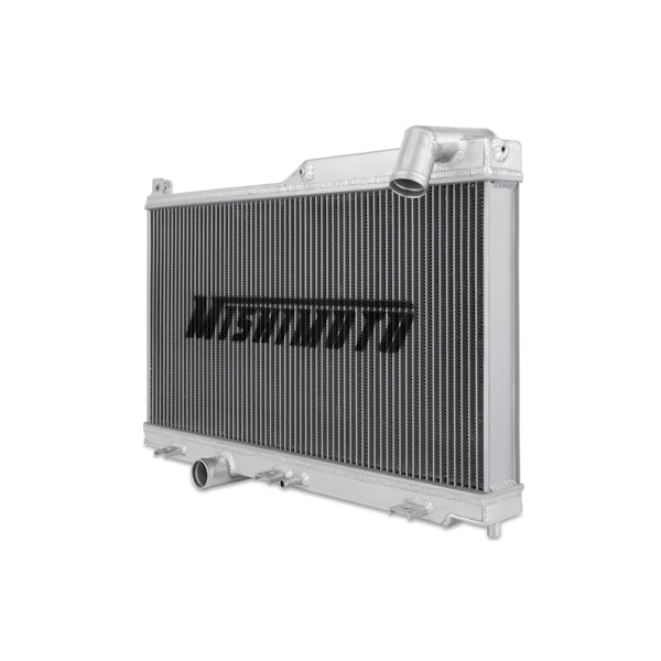 Mishimoto Universal Radiator 25x16x3 Inches Aluminum Radiator - MMRAD-UNI-25 by Mishimoto - angle view