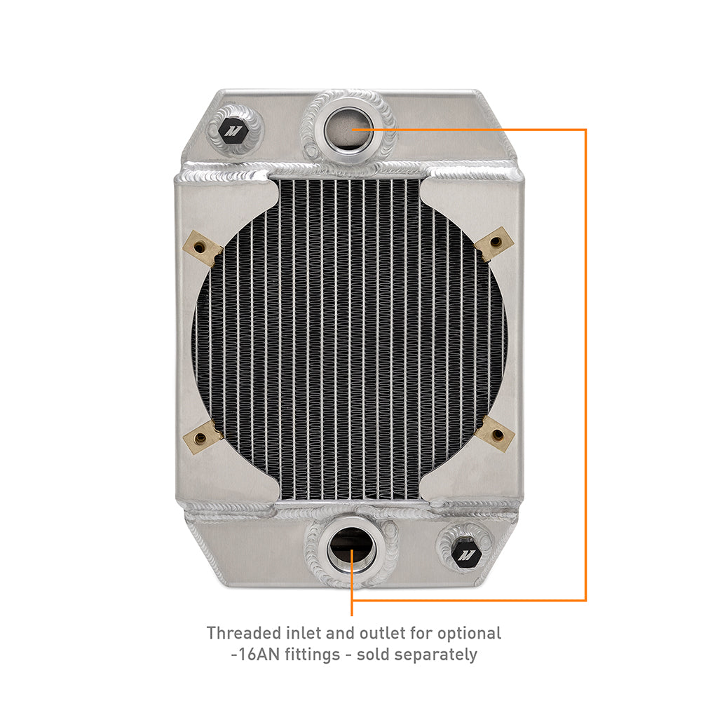 Mishimoto Universal Drag Race Performance Aluminum Radiator - Natural - MMRAD-UNI-DRGN by Mishimoto - alternate view