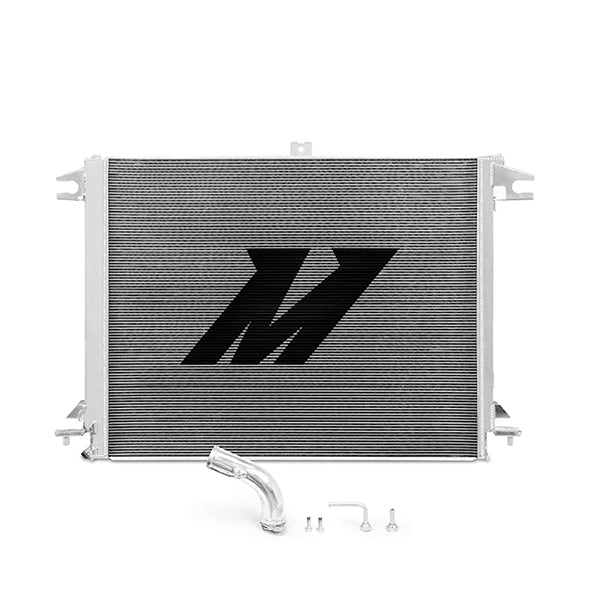 Mishimoto 2016+ Nissan Titan XD 5.0L Cummins Aluminum Radiator - MMRAD-XD-16 for 2016-2017 Nissan TITAN - detail view