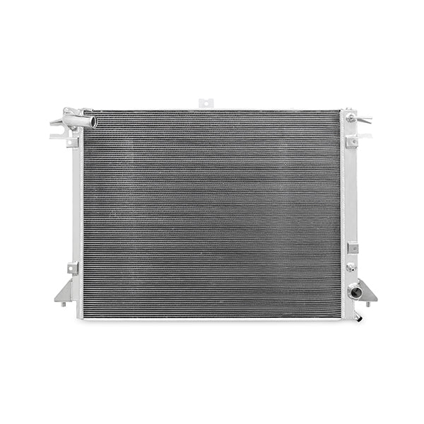Mishimoto 2016+ Nissan Titan XD 5.0L Cummins Aluminum Radiator - MMRAD-XD-16 for 2016-2017 Nissan TITAN - rear view