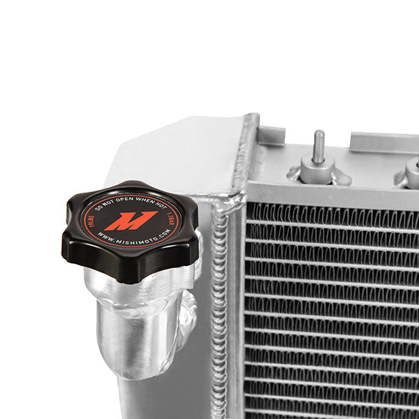 Mishimoto 89-01 Jeep Cherokee XJ Aluminum Radiator - MMRAD-XJ-89 for 1984-2001 Jeep Cherokee - package contents