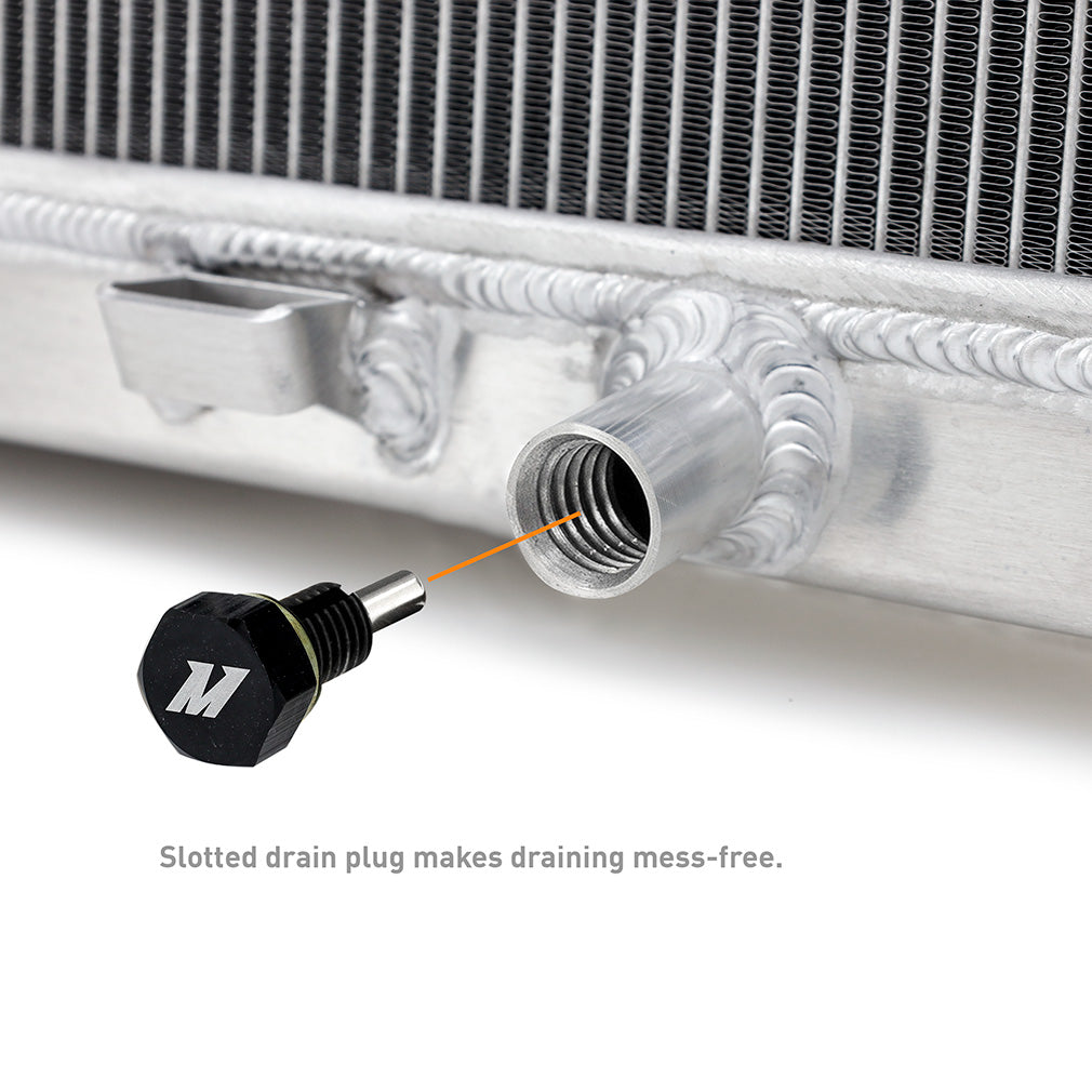 Mishimoto 2023+ Nissan Z Performance Aluminum Radiator - MMRAD-Z-23 for 2023-2025 Nissan Z - angle view