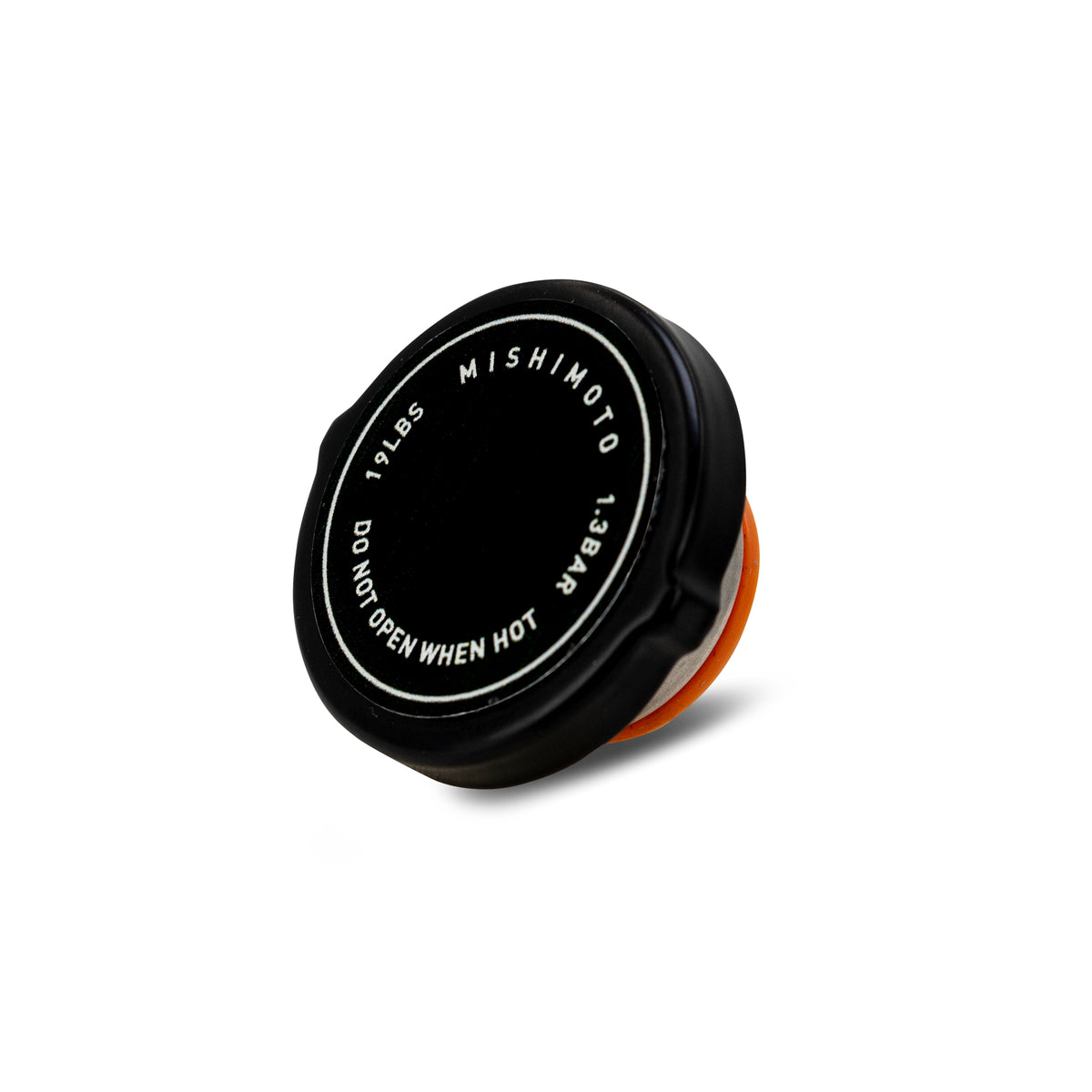 Mishimoto High-Pressure 1.3 Bar Radiator Cap - Small - One-Way - MMRC-13-ONWY for 2002-2024 Subaru Impreza - installed view