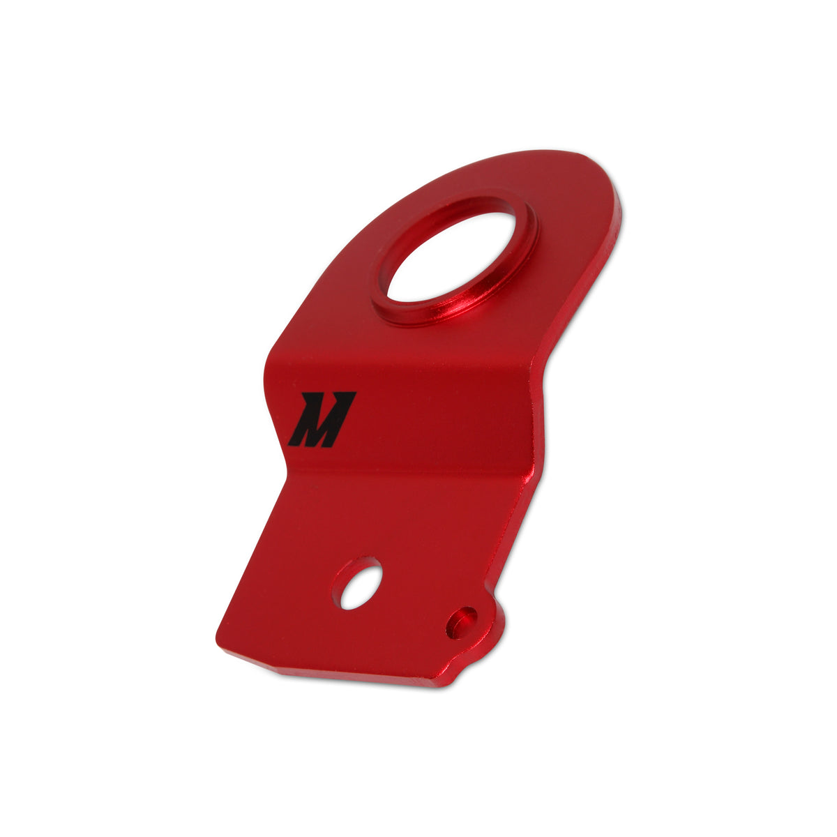 Mishimoto 15+ Subaru Impreza WRX Aluminum Radiator Stay - Red - MMRS-WRX-15ARD for 2015-2021 Subaru WRX - angle view