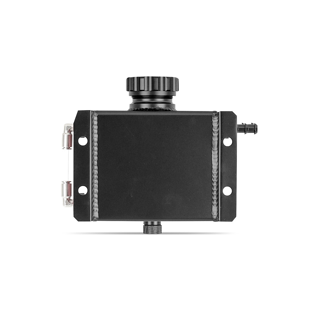 Mishimoto 1L Coolant Overflow Tank - Black - MMRT-1LBK by Mishimoto - angle view