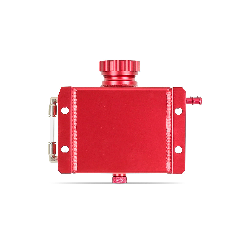 Mishimoto 1L Coolant Overflow Tank - Red - MMRT-1LRD by Mishimoto - angle view