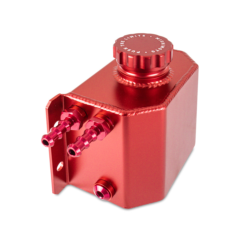 Mishimoto 1L Coolant Overflow Tank - Red - MMRT-1LRD by Mishimoto - installed view