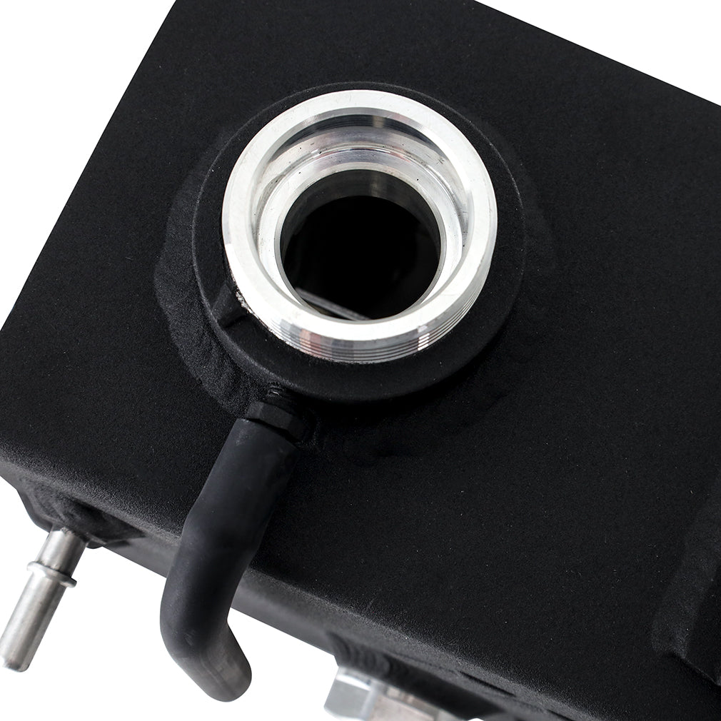 Mishimoto 2021+ Ford Bronco 2.3/2.7L EcoBoost Expansion Tank - Micro Wrinkle Black - MMRT-BR-21MWBK for 2021-2026 Ford Bronco