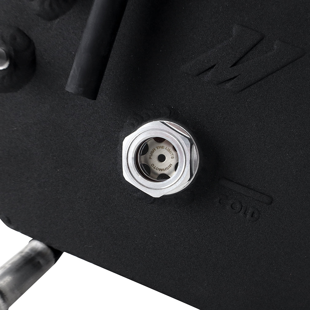 Mishimoto 2021+ Ford Bronco 2.3/2.7L EcoBoost Expansion Tank - Micro Wrinkle Black - MMRT-BR-21MWBK for 2021-2026 Ford Bronco
