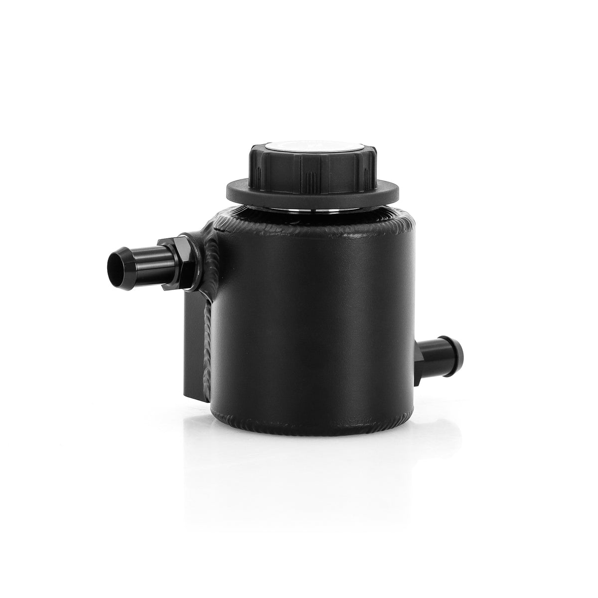 Mishimoto Universal Aluminum Coolant Expansion Tank - MWBK - MMRT-EXP-TRDBK for 1997-2023 Toyota Tacoma - alternate view