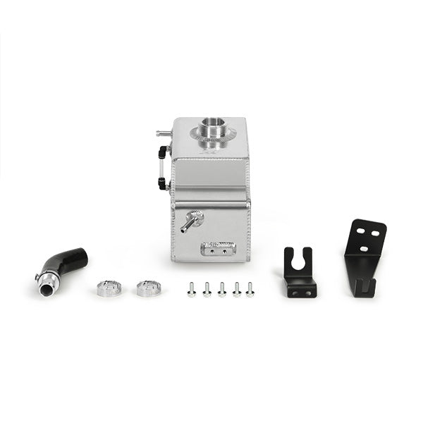 Mishimoto 11-14 Ford F-150 Aluminum Expansion Tank - Natural - MMRT-F150-11EN for 2011-2014 Ford F 150 - angle view