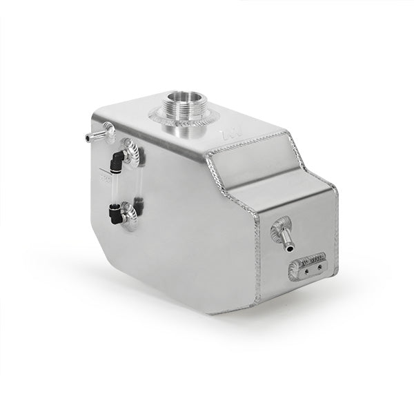 Mishimoto 11-14 Ford F-150 Aluminum Expansion Tank - Natural - MMRT-F150-11EN for 2011-2014 Ford F 150 - installed view