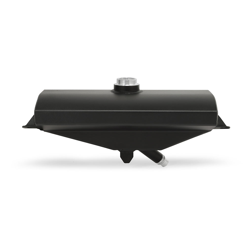 Mishimoto 2015+ Ford F-150 Aluminum Expansion Tank - Micro-Wrinkle Black - MMRT-F150-15EMWBK for 2015-2020 Ford F 150 - angle