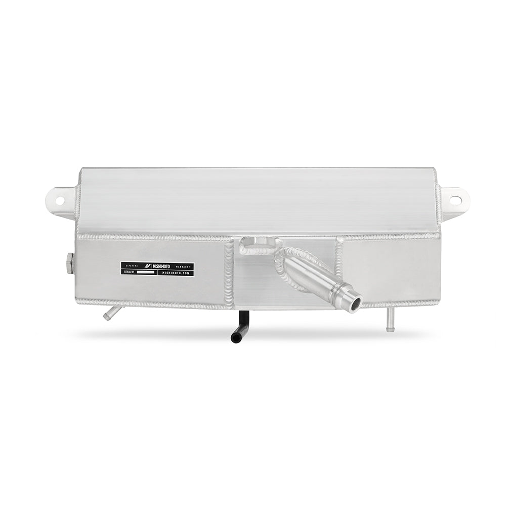 Mishimoto 2015+ Ford F-150 Aluminum Expansion Tank - Natural Finish - MMRT-F150-15EN for 2015-2023 Ford F 150 - detail view