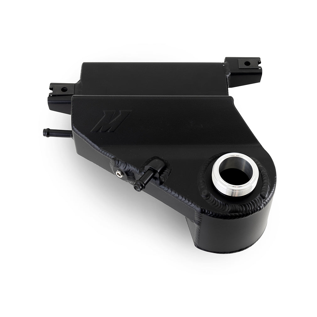 Mishimoto 03-07 Ford 6.0L Powerstroke Aluminum Degas Bottle - Black - MMRT-F2D-03BK