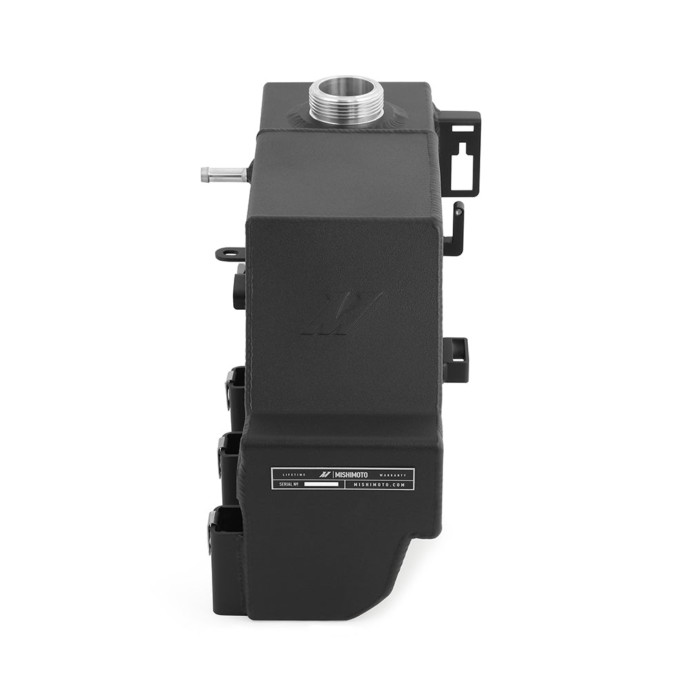 Mishimoto 11-19 Ford 6.7L Powerstroke Aluminum Degas Tank - Micro-Wrinkle Black - MMRT-F2D-11PMWBK for 2011-2019 Ford F 250 -
