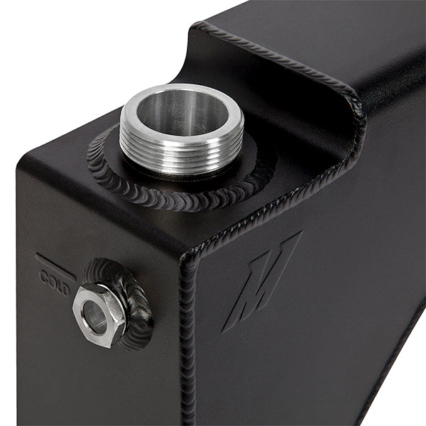 Mishimoto 99-03 Ford 7.3L Powerstroke Aluminum Degas Tank - Micro-Wrinkle Black - MMRT-F2D-99EMWBK for 2000-2005 Ford Excursi