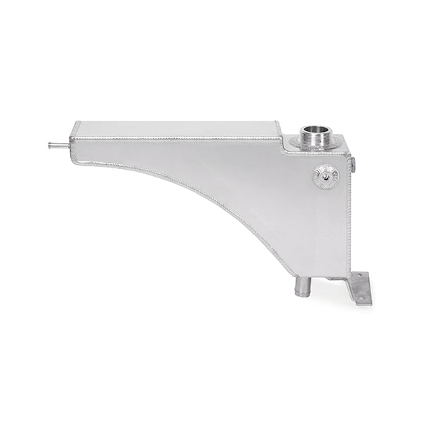 Mishimoto 99-03 Ford F-250 Aluminum Expansion Tank - Natural - MMRT-F2D-99EN for 2000-2005 Ford Excursion - angle view