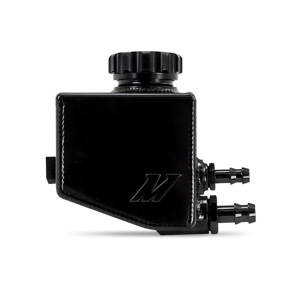 Mishimoto Pontiac GTO/G8 Aluminum Power Steering Reservoir - Black - MMRT-GTO-04PSBK for 2011-2013 Chevrolet Caprice - angle 