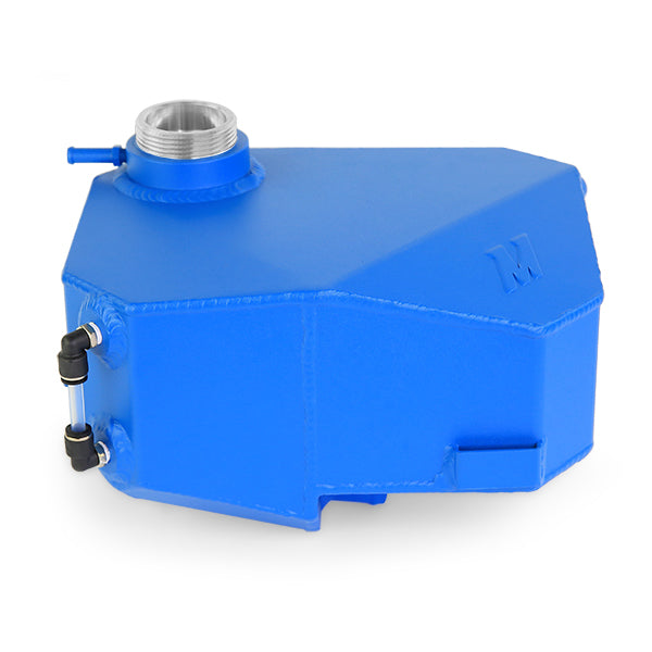 Mishimoto 2013+ Ford Focus ST/2016+ Focus RS Aluminum Expansion Tank - Wrinkle Blue - MMRT-RS-16EWBL for 2014-2021 Ford Trans