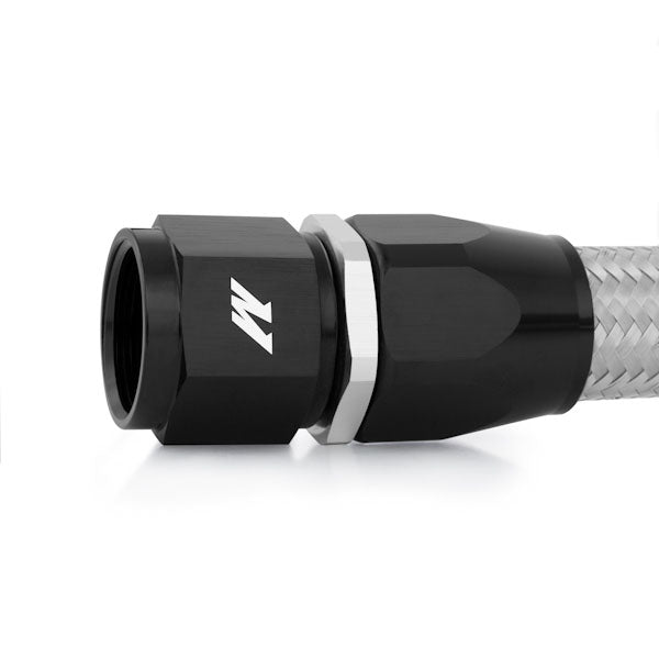 Mishimoto 3 Ft Stainless Steel Braided Hose w/ -10AN Fittings - MMSBH-10-3 by Mishimoto - detail view