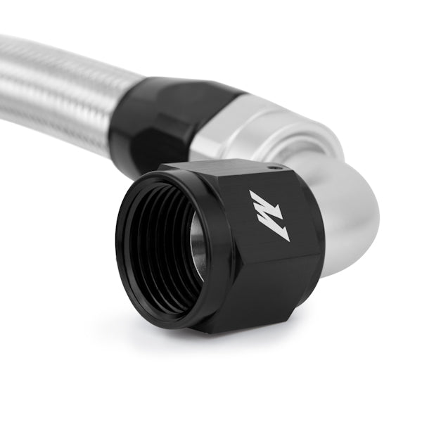 Mishimoto 4 Ft Stainless Steel Braided Hose w/ -10AN Fittings - MMSBH-10-4 by Mishimoto - alternate view