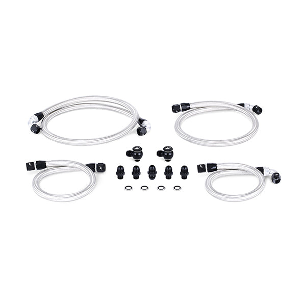 Mishimoto 04-11 Mazda RX8 Primary Replacement Oil Line - MMSBH-RX8-04 for 2004-2011 Mazda RX 8 - close-up